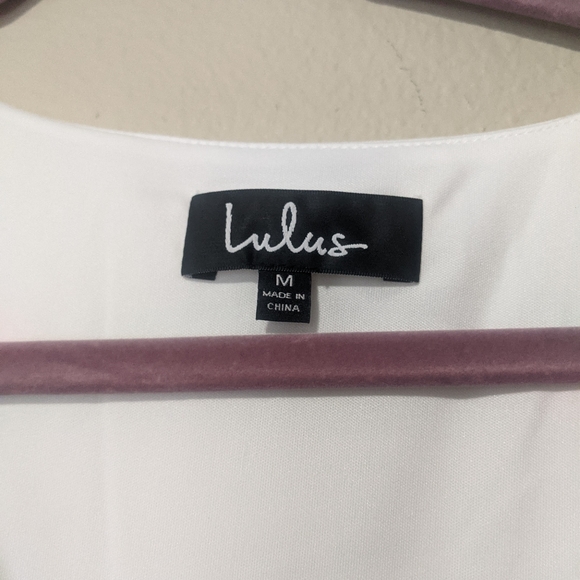 Lulu's Freestyle White Shift Dress - Picture 3 of 6